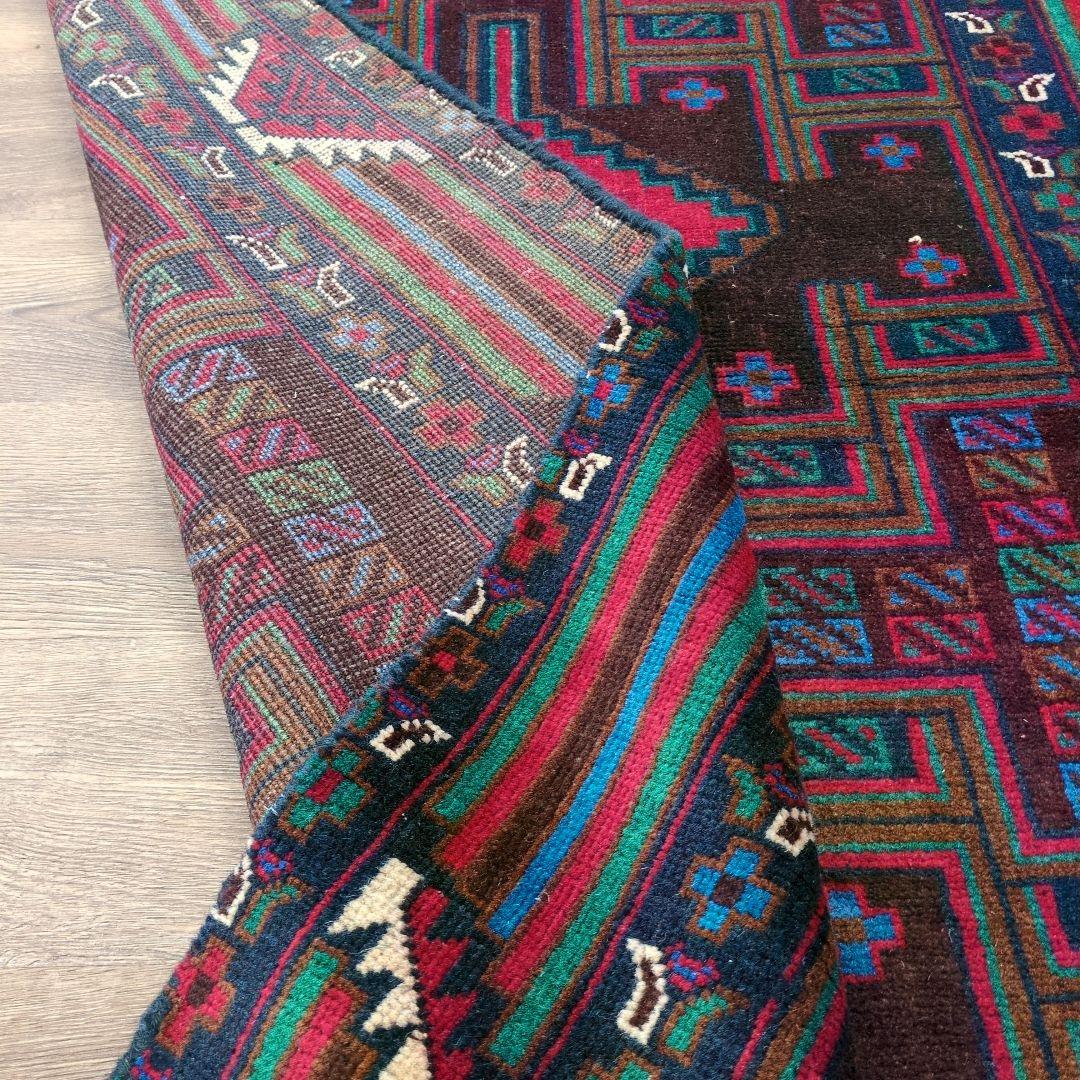 ヴィンテージラグ　トライバルラグ　バルーチ　アフガニスタン絨毯