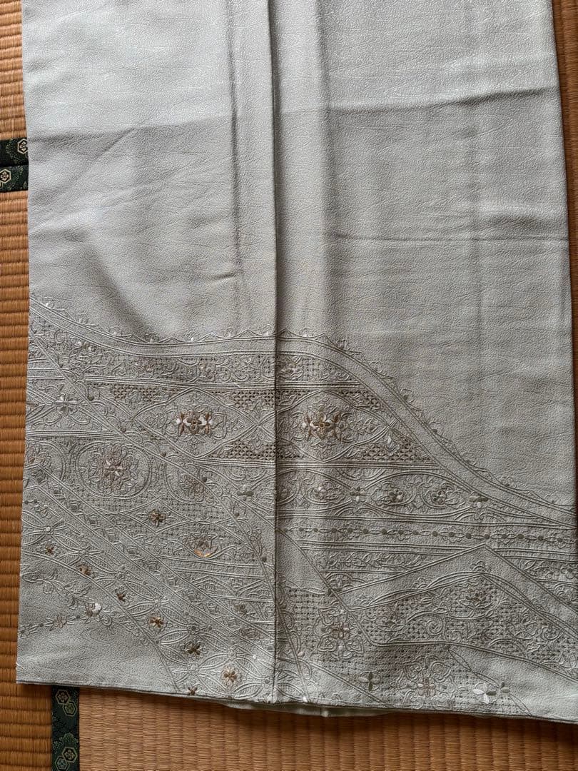 訪問着　一つ紋　作家もの　正絹　未使用