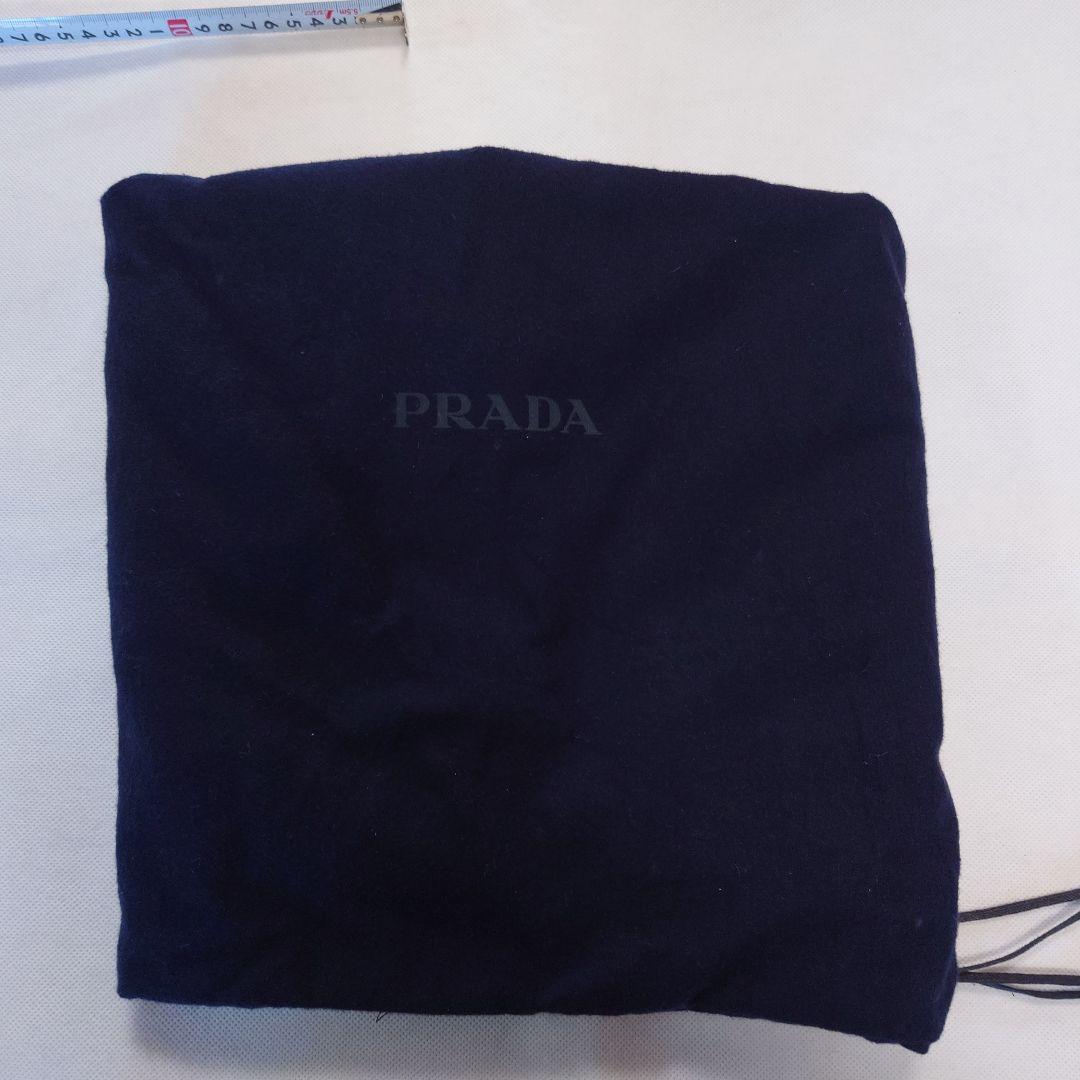 FIVEWOODSオレンジ レザービジネスバッグ（保管袋付き：PRADA）