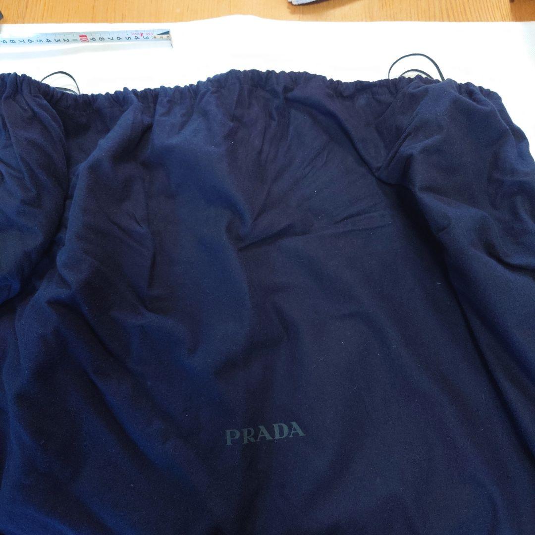 FIVEWOODSオレンジ レザービジネスバッグ（保管袋付き：PRADA）