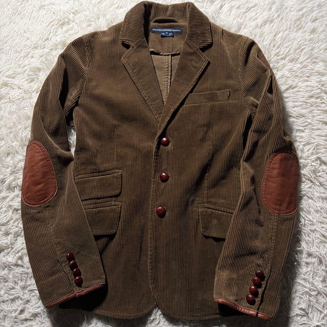 美品/希少■ラルフローレン テーラードジャケット　コーデュロイ　くるみボタン