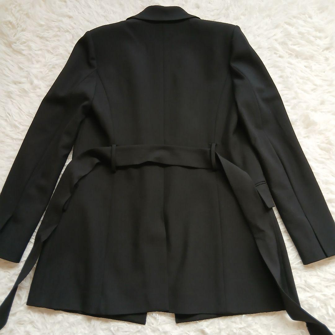 【未使用級】【Theory】22AW Saxony ベルト付きラップジャケット