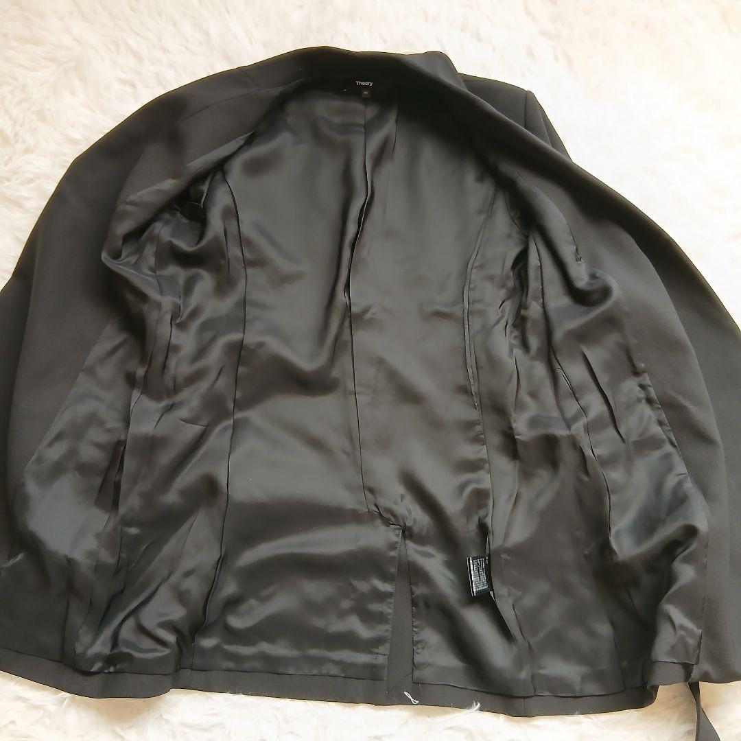 【未使用級】【Theory】22AW Saxony ベルト付きラップジャケット