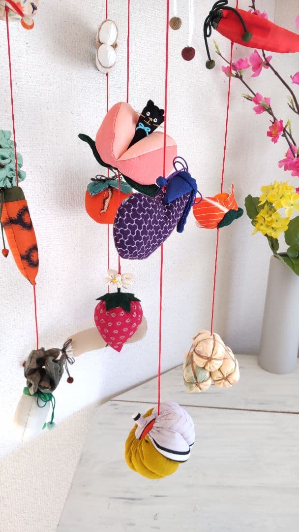 やさいのつるし雛