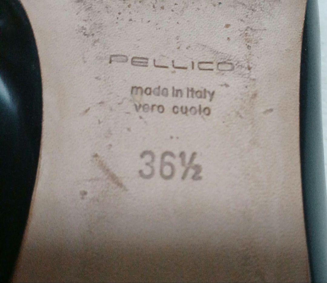 PELLICO　ペリーコ　アネッリ　フラットシューズ　黒　361/2　レザー