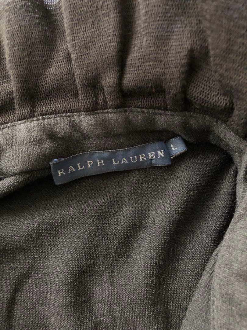 ラルフローレン　シルクカットソー　Lサイズ