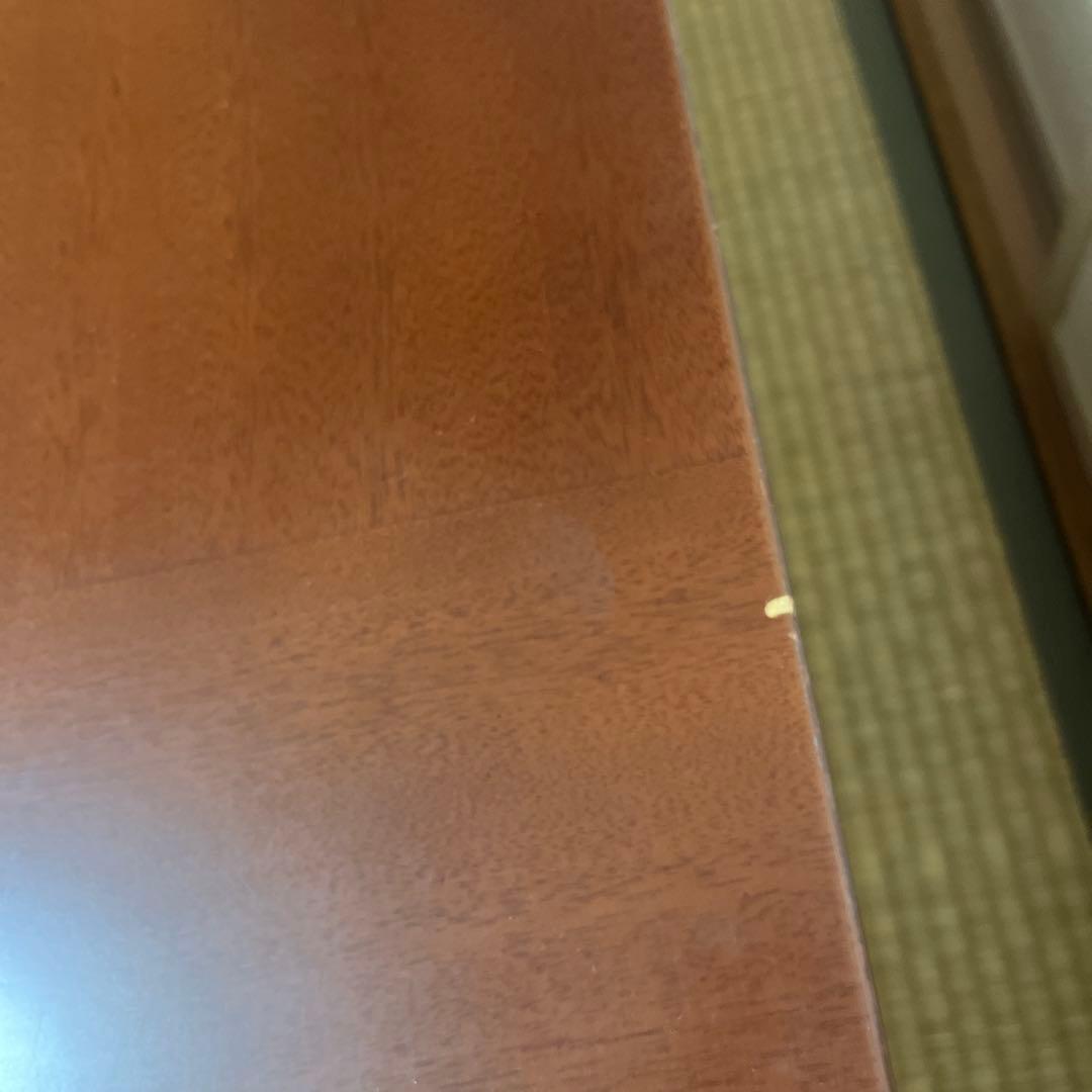 木製ブラウン家具調こたつ 格子デザイン