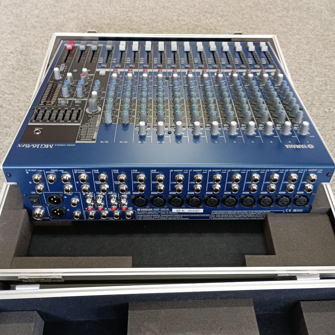 ヤマハ YAMAHA MG16/6fx 美品 ハードケース付き