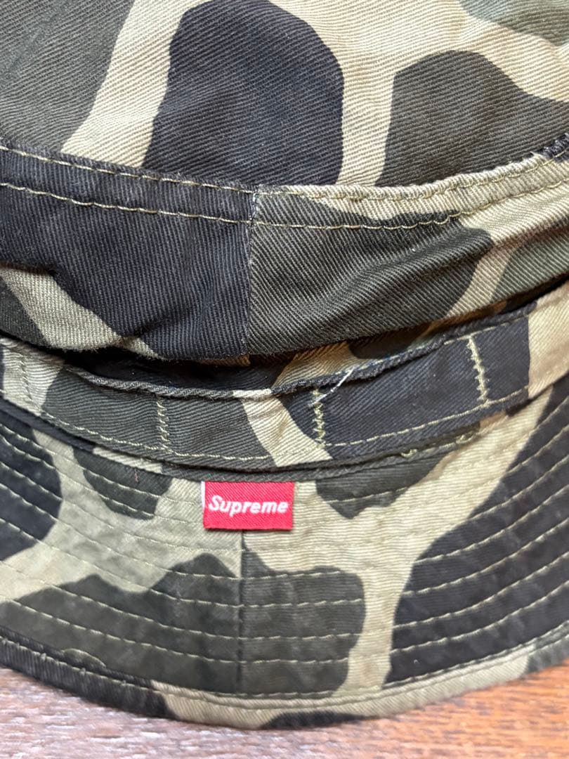 Supreme カモフラージュ バケットハット
