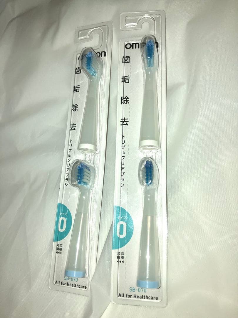 オムロン音波式電動歯ブラシ　シュシュマイクロHT-B201 未使用品 変ブラシ付