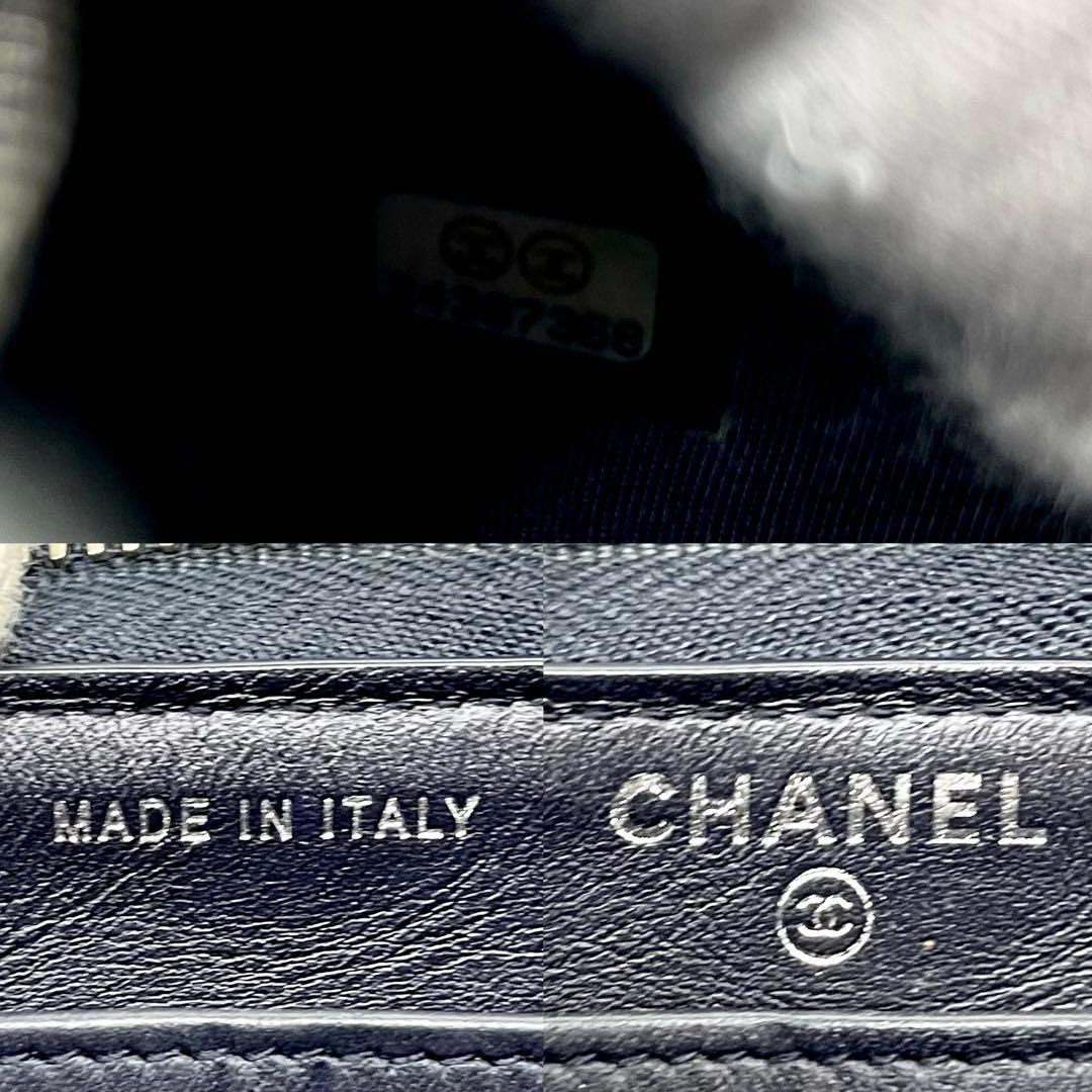 入手困難✨シャネル ドーヴィルライン デニム 長財布 ラウンドファスナー
