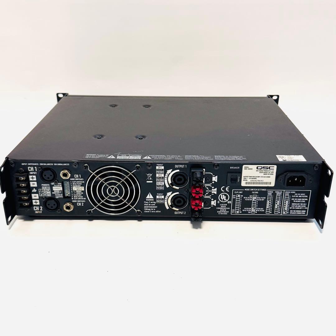 希少 QCS RMX 1850HD 業務用 2ch パワーアンプ