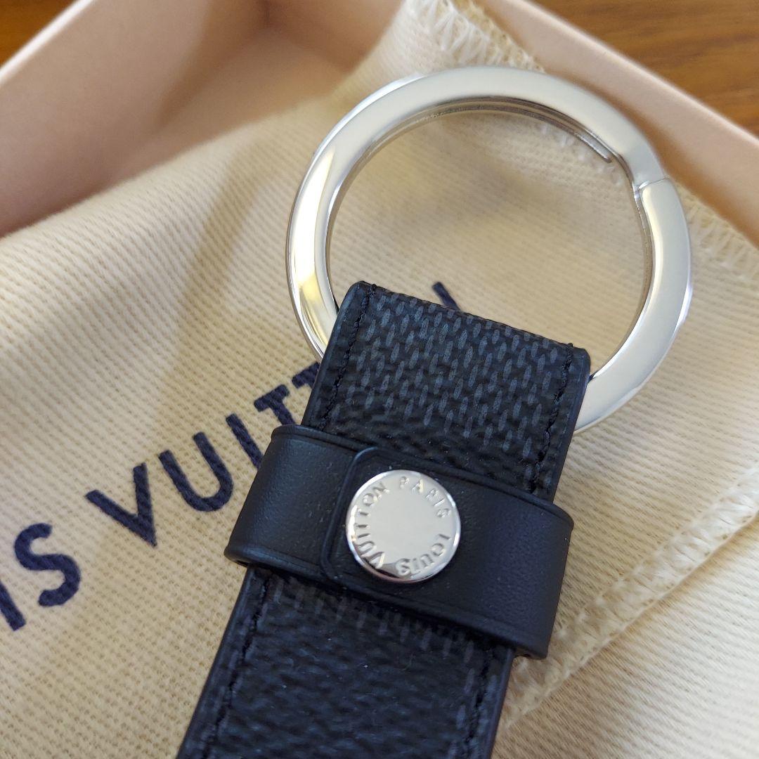 美品✨Louis Vuitton レザー キーホルダー キーリング ドラゴンヌ