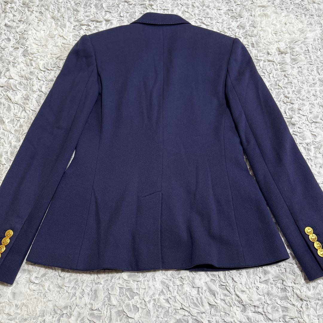 希少　ラルフローレン　ブリオン刺繍 乗馬 クラシック ジャケット　ネイビー　金釦