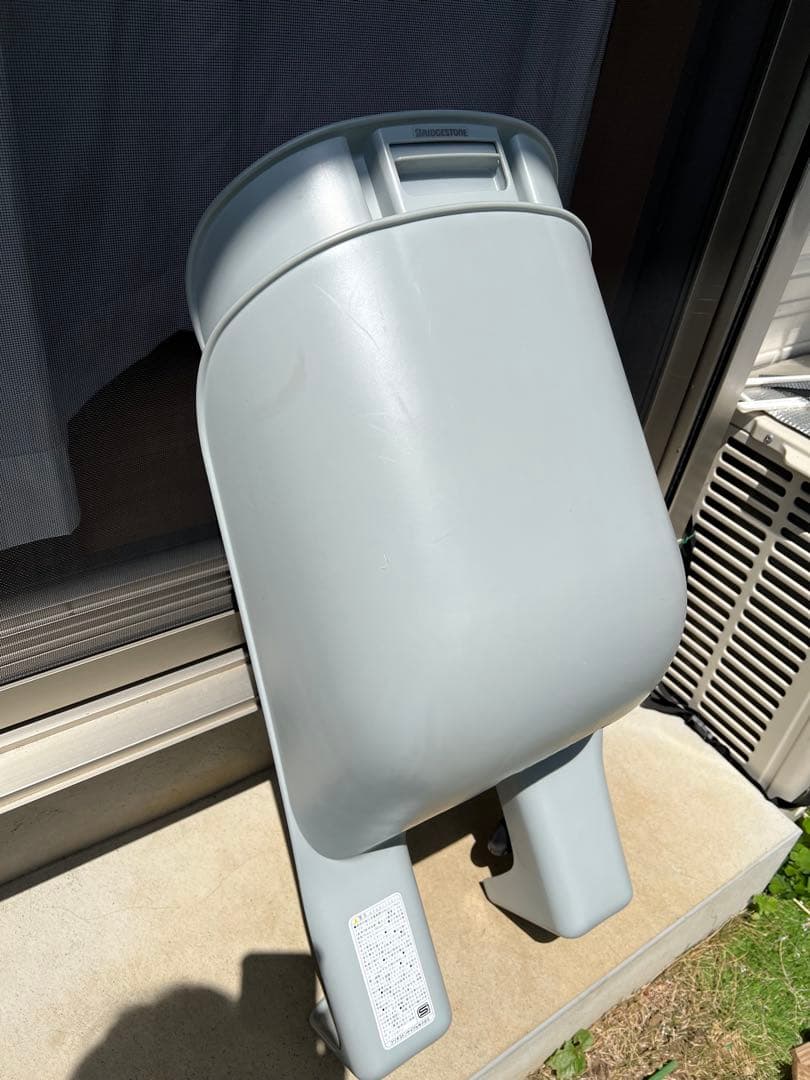 ビッケ モブ フロント チャイルドシート&クッション ブルーグレー bikke