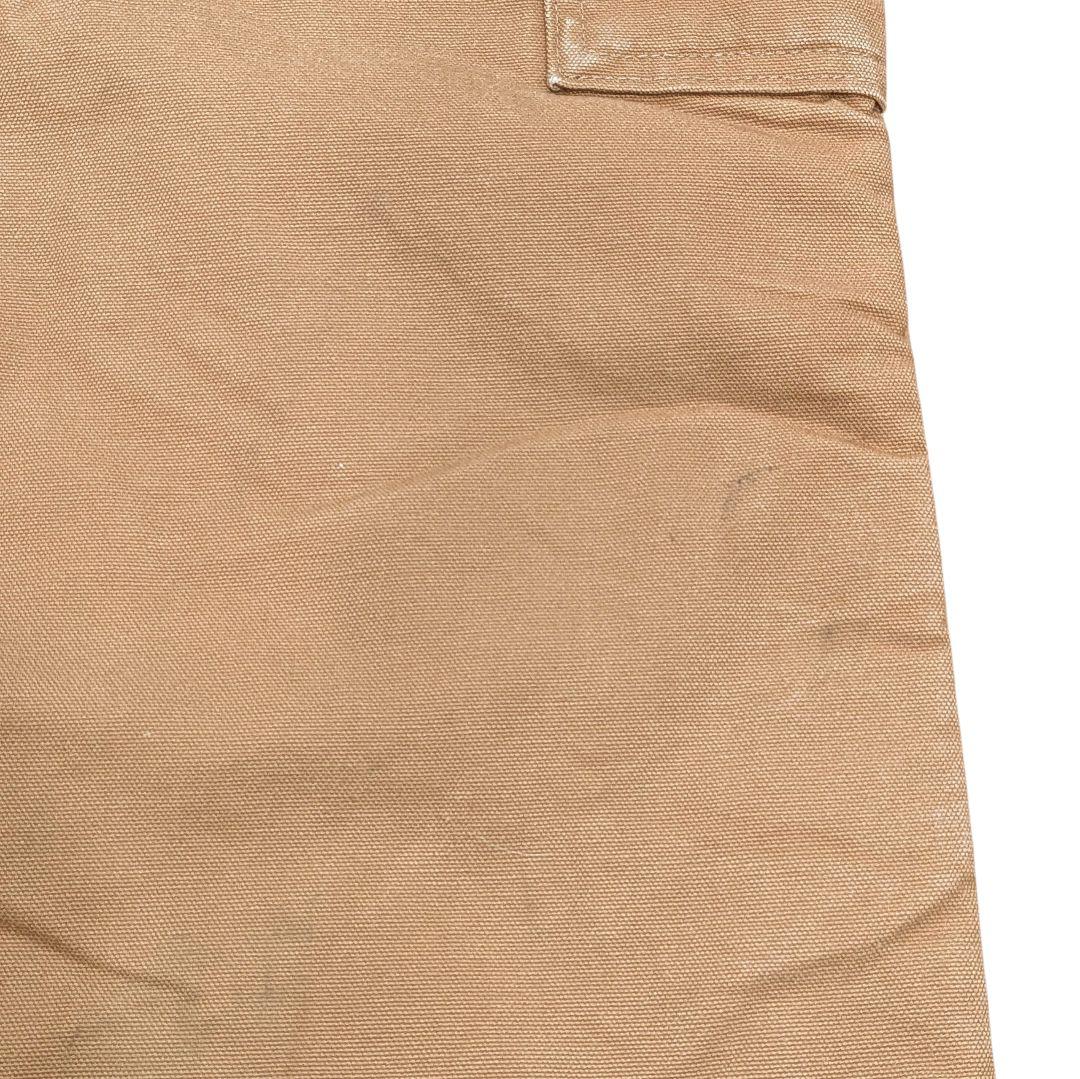 USA製 カーハート ダブルニー オーバーオール ダック地 裏キルト W42