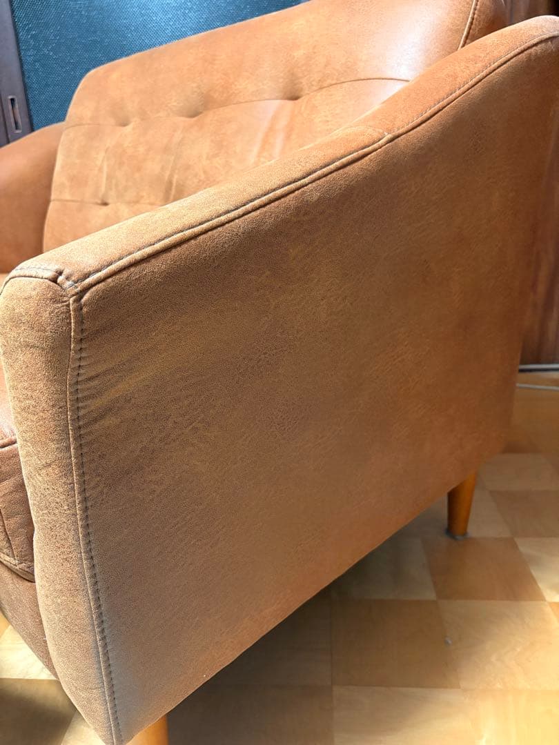 NOCE ソファ2人掛け ライトブラウン