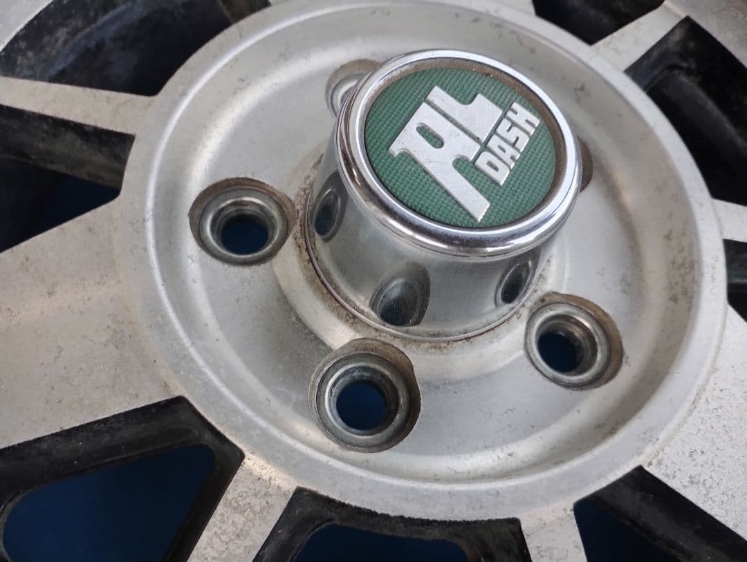 希少 5穴 114.3 14インチ RIKEN ALDASH 中古品 エンケイ