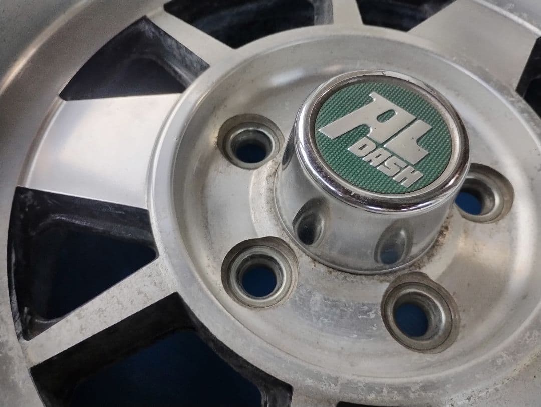 希少 5穴 114.3 14インチ RIKEN ALDASH 中古品 エンケイ