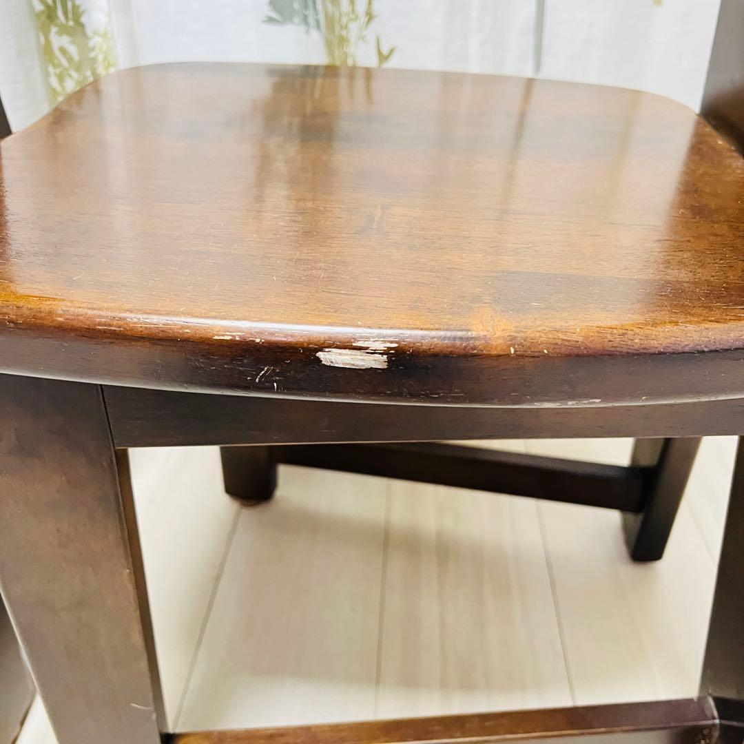 【廃盤品】カリモク RUSTIC 2脚セット ダイニングチェア②