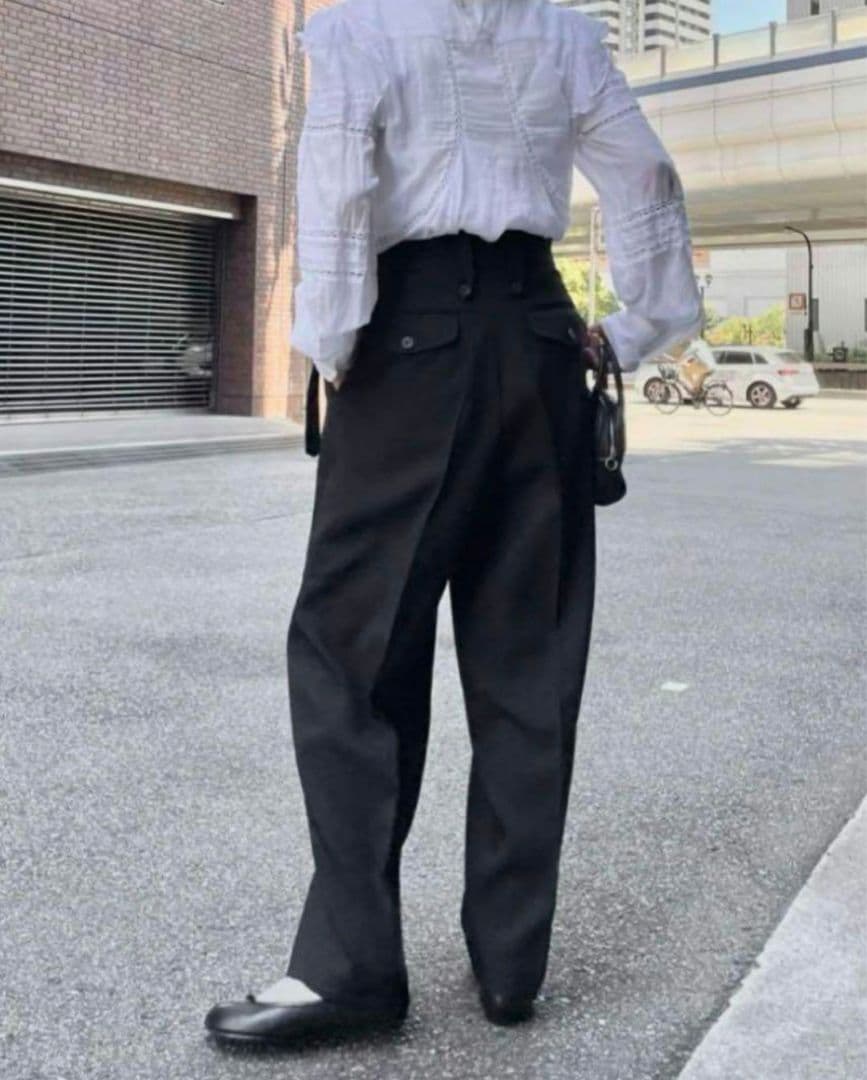 マノンフリップ【未使用品】マイグルカパンツ　ブラック　サイズ1