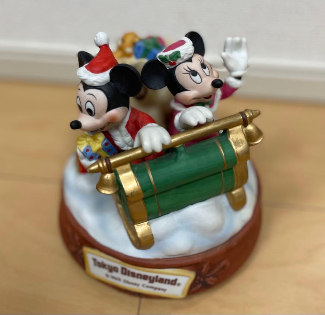 ディズニー ミッキー ミニー クリスマス　オルゴール　Disney