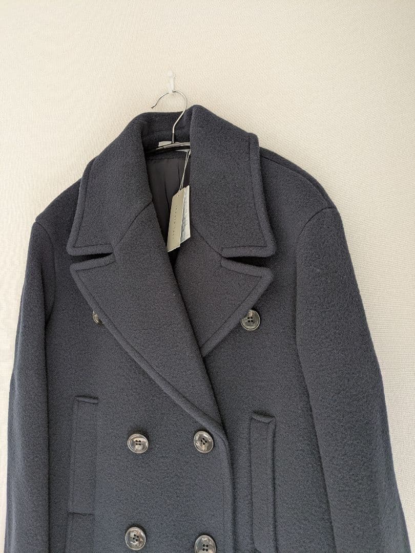 早い者勝ち★新品定価9万 セオリーリュクス ピーコート ダークネイビー38