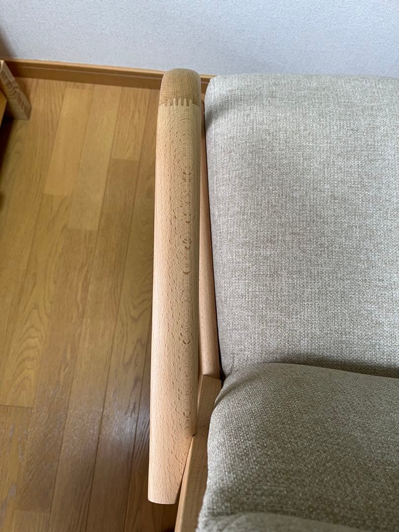 美品 ポケットコイルダイニング回転チェアNコレクション C-27S 肘付き