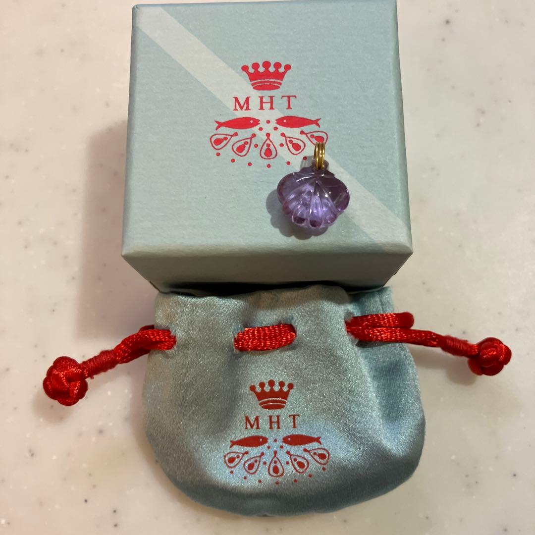 マリーエレーヌドゥタイヤック　シェルペンダント　アメジスト