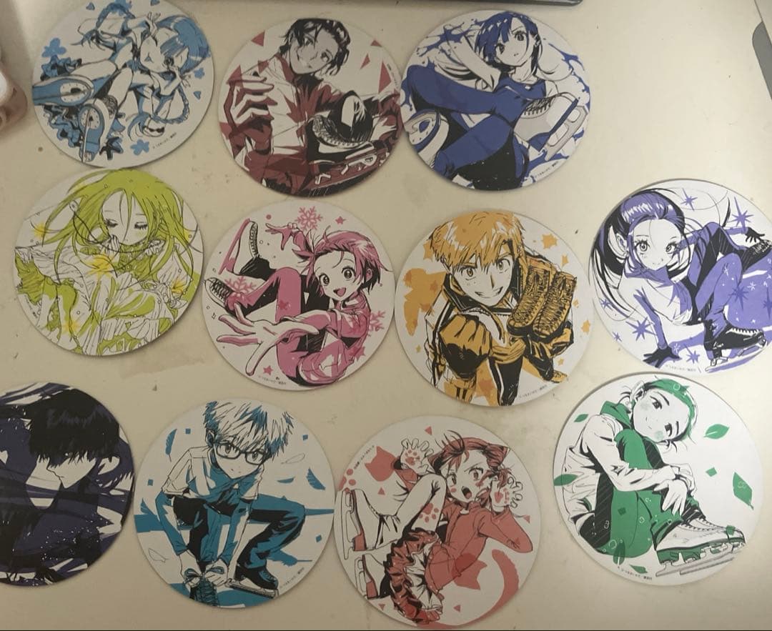 メダリスト　1巻〜12巻　公式ファンブック、コースター付