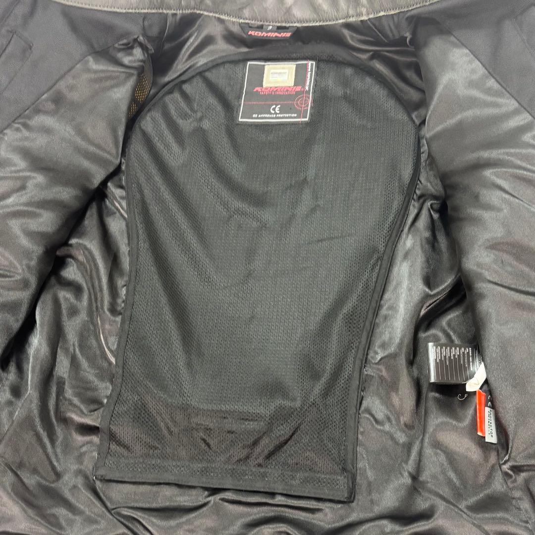 コミネ(KOMINE)バイク用 シングルライダースレザー 本革 牛革 XL