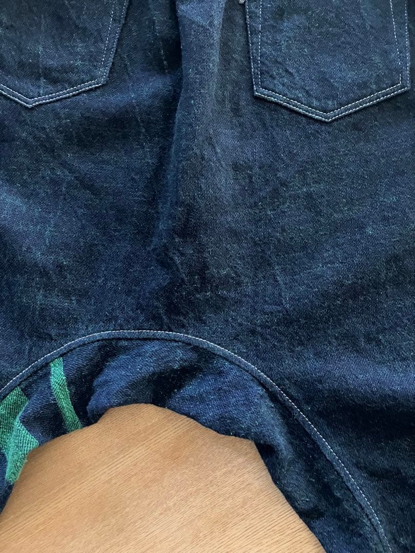 タマキニイメ tamaki niime zengo デニムパンツ