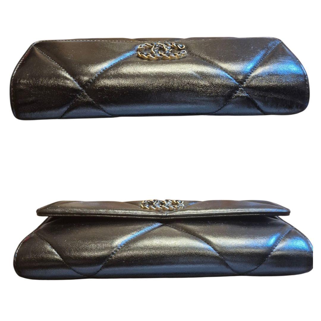 CHANEL　シャネル　ディズヌフ　マトラッセ　ラムスキン　ロングフラップ