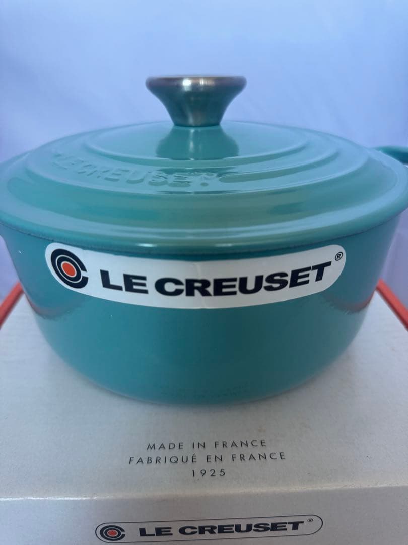 LE CREUSET ル・クルーゼ　ココットロンド　ターコイズ 20センチ