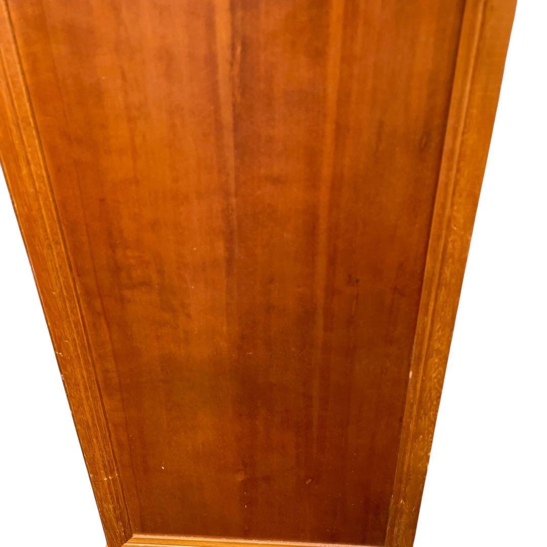 イタリア家具　電話台　3段チェスト　象嵌　アンティーク　花台　FAX台　北欧