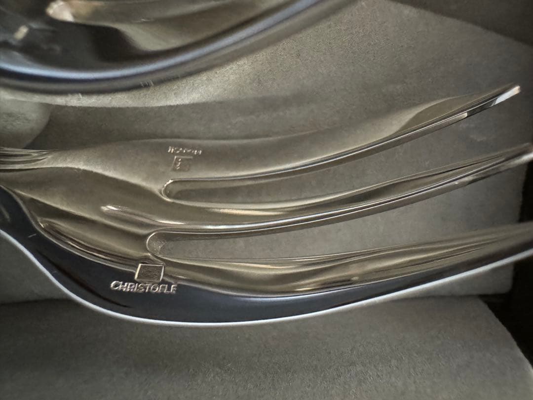 Christofle カトラリーセット 6点　保管ケース付