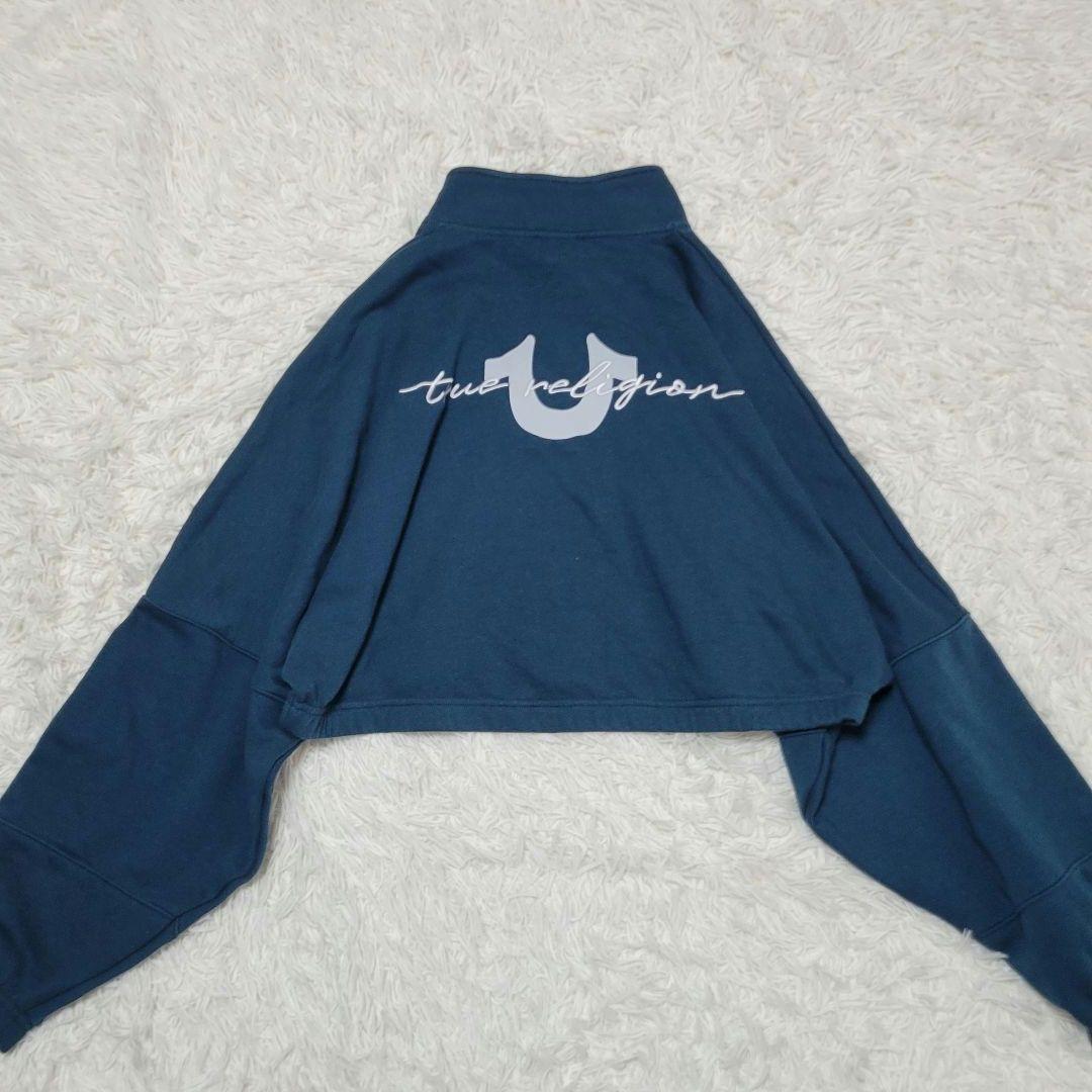 希少☆トゥルーレリジョン　セットアップ　ひ　バックロゴ　ショート丈　ジップアップ