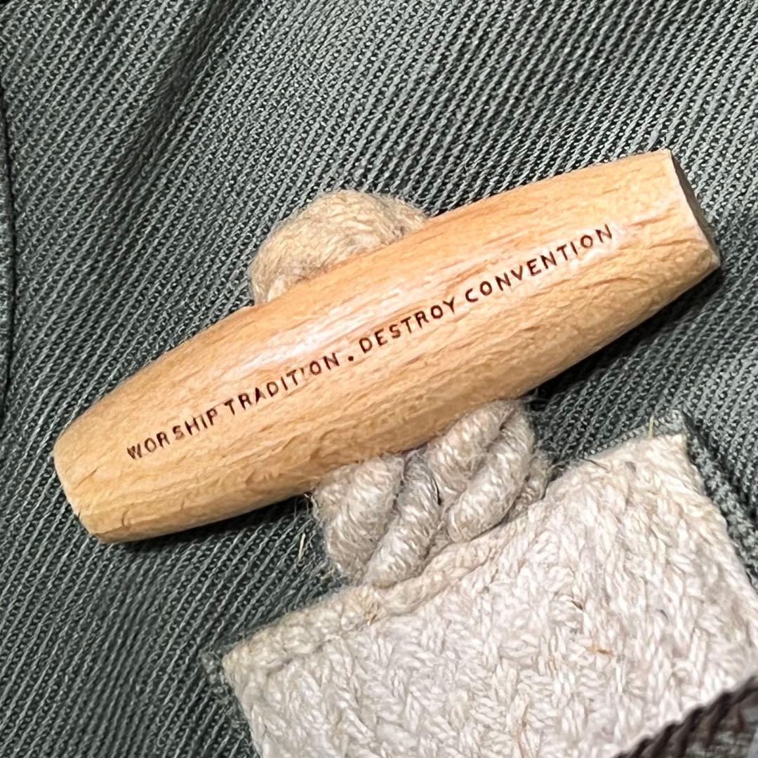 『デンハム』スウェディッシュアーミーフィールドコート フード脱着 キルティング