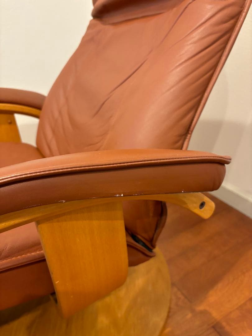 早い者勝ち　KEBE France Bed フランスベッド　本革 チェア