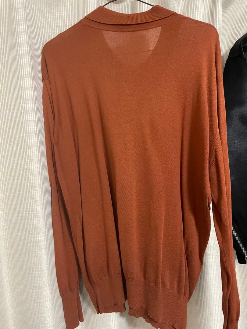HERMES ニットセーター　オレンジ