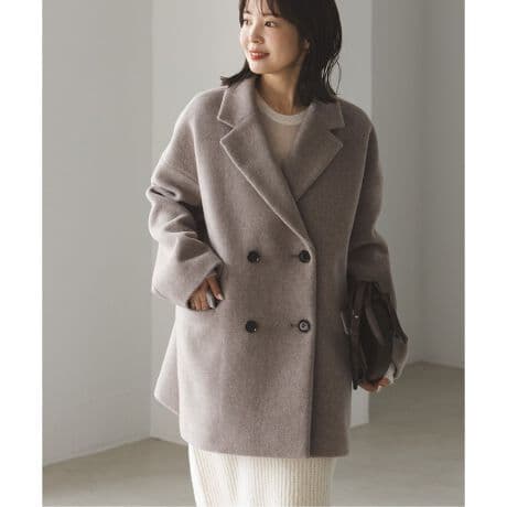 NOBLE　MTRオーバーPコート36　ベージュ