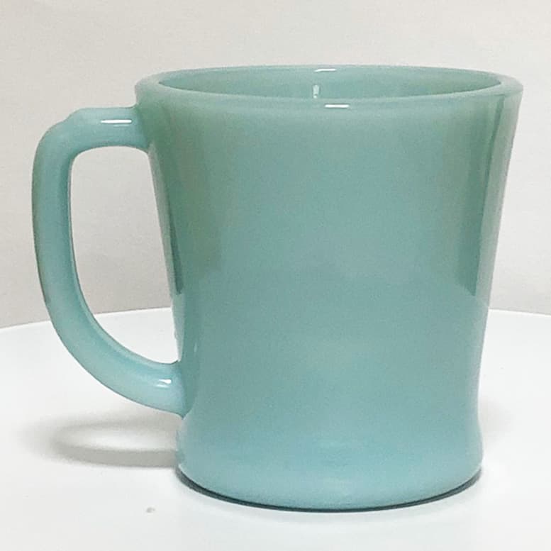 fire king D ハンドル マグ ターコイズブルー １点　＃002