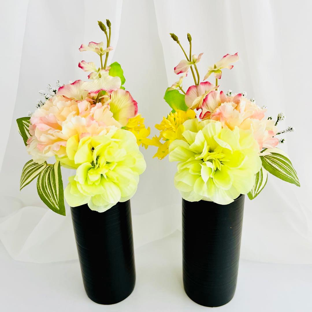 いいね不要様 オーダー 仏花 2対 ケース入り 仏花 一対 3月用、4月用O20