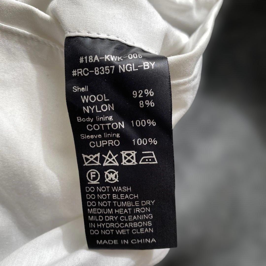 オーシバル　美品　ピーコート　ダークグレー フード付き(取り外し可能) サイズ4