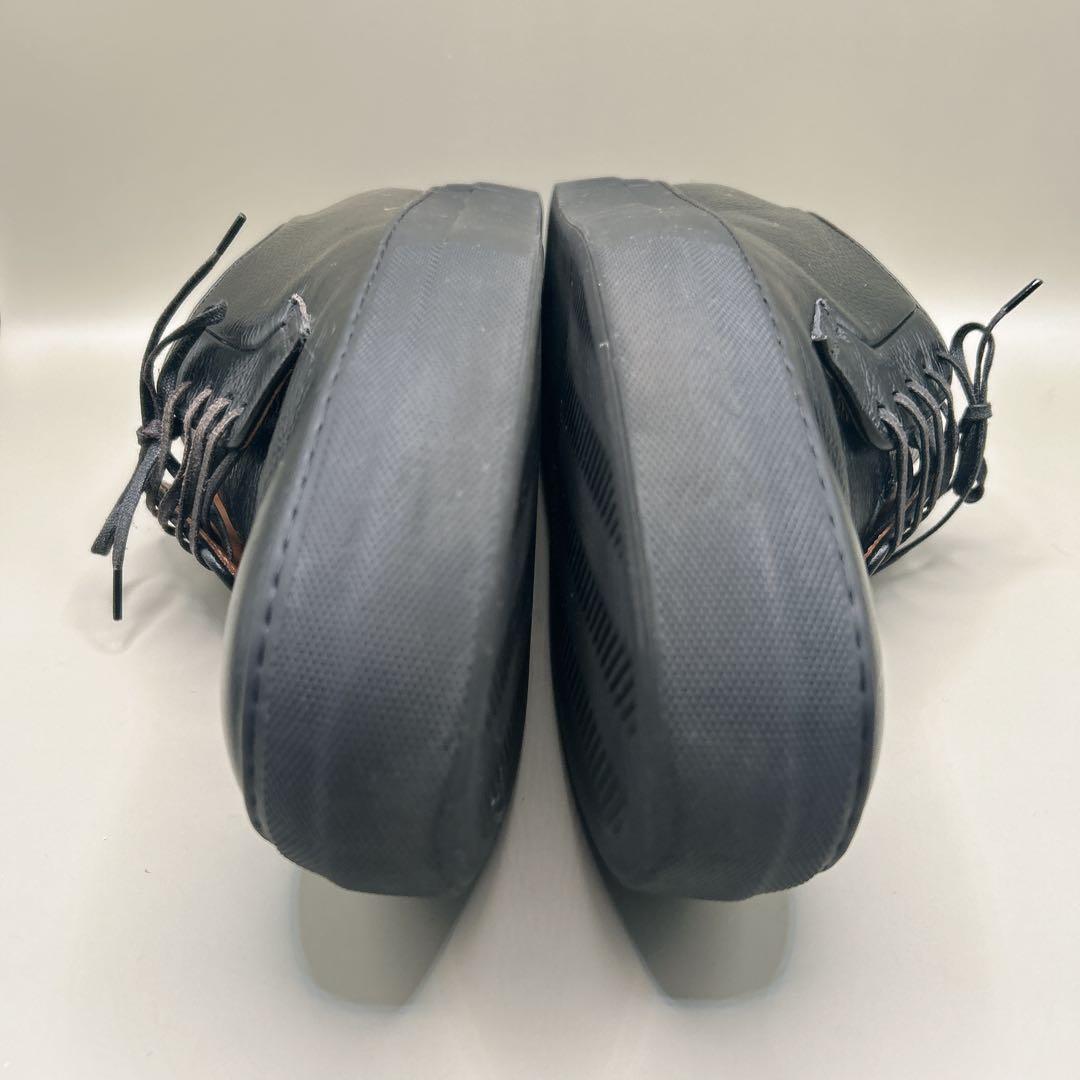 『美品』ユナイテッドアローズ ドレススニーカー 革靴 シボ革 ブラック　28cm