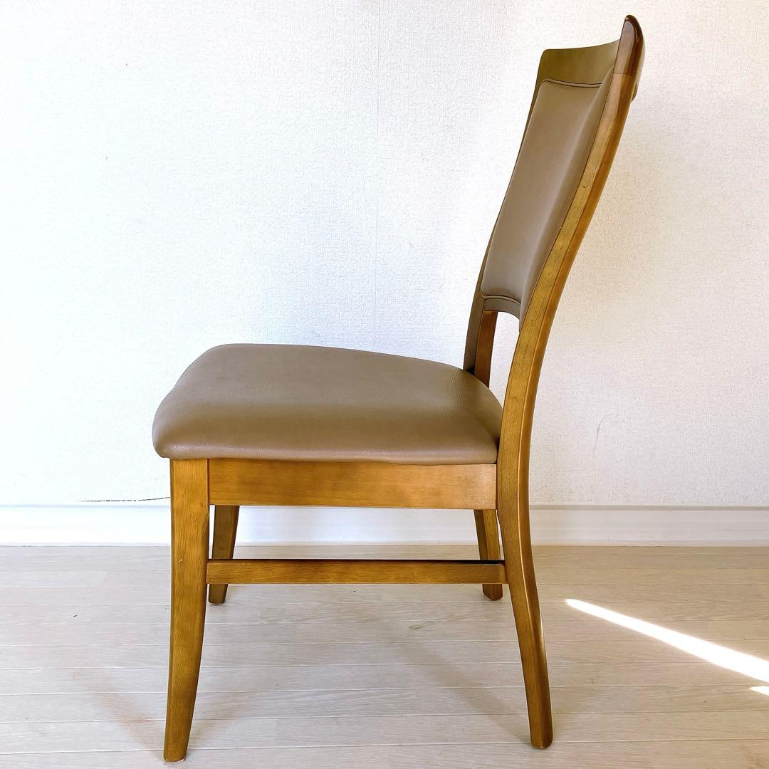 カリモク家具 ダイニングチェア 2脚セット オーク材 国内生産 高級家具 レトロ