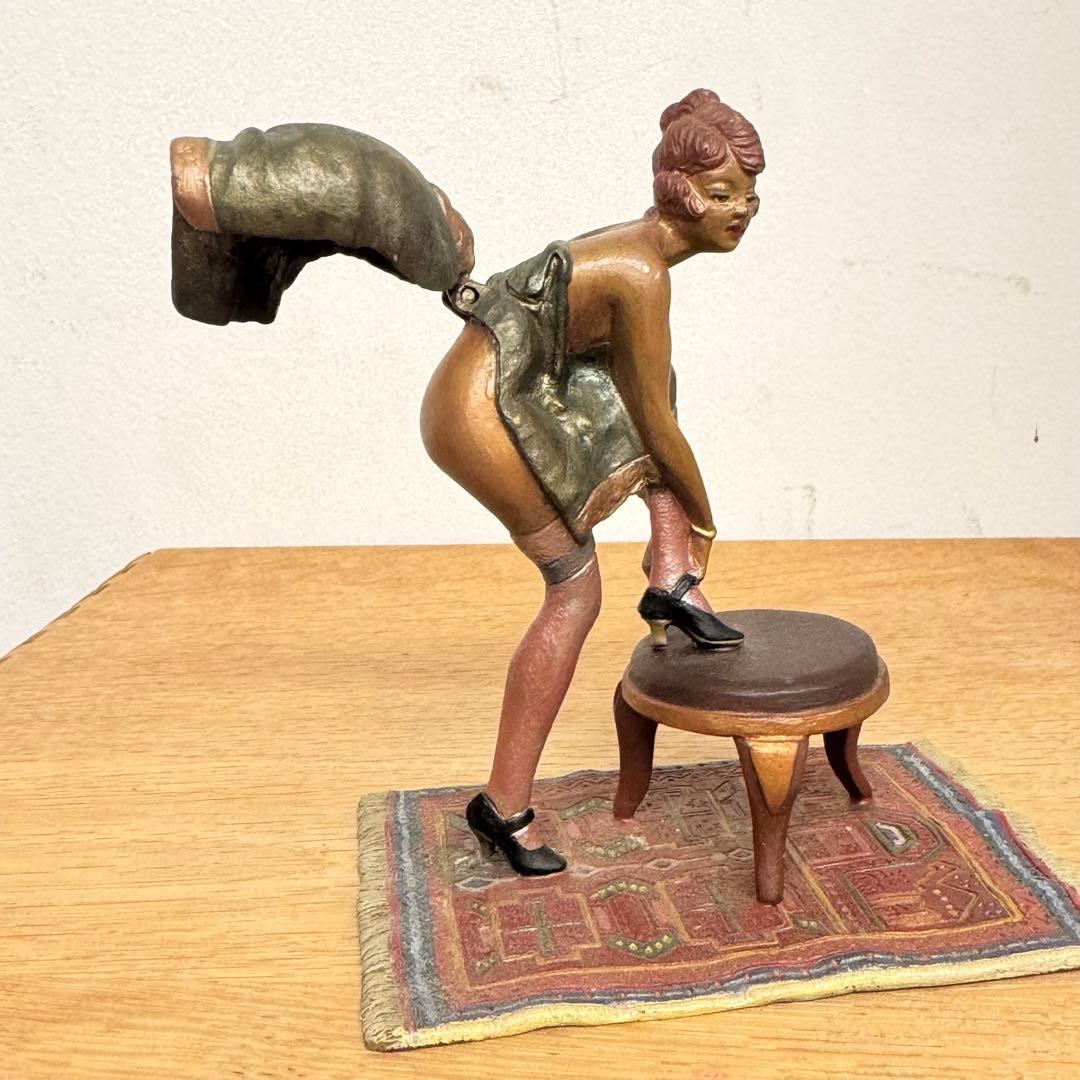 金属製 女性像 エロ ヌード 春画 アンティーク