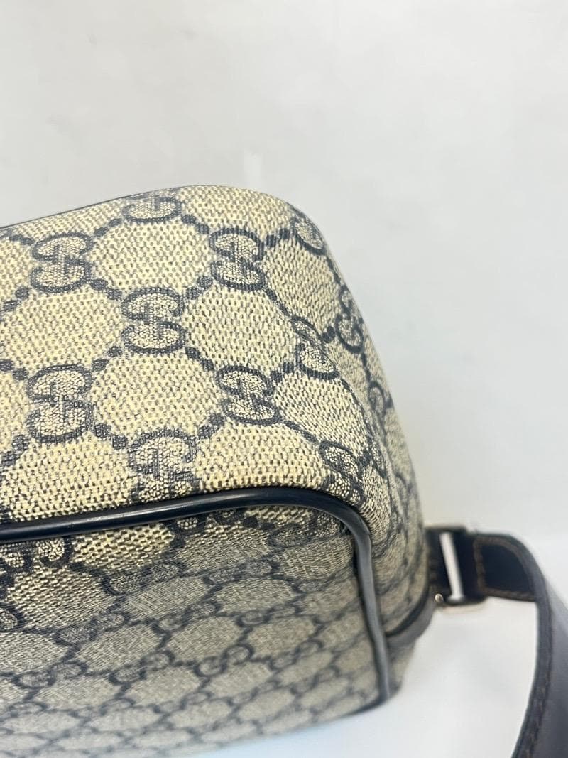 GUCCI グッチ GGスプリーム ショルダーバッグ ネイビー