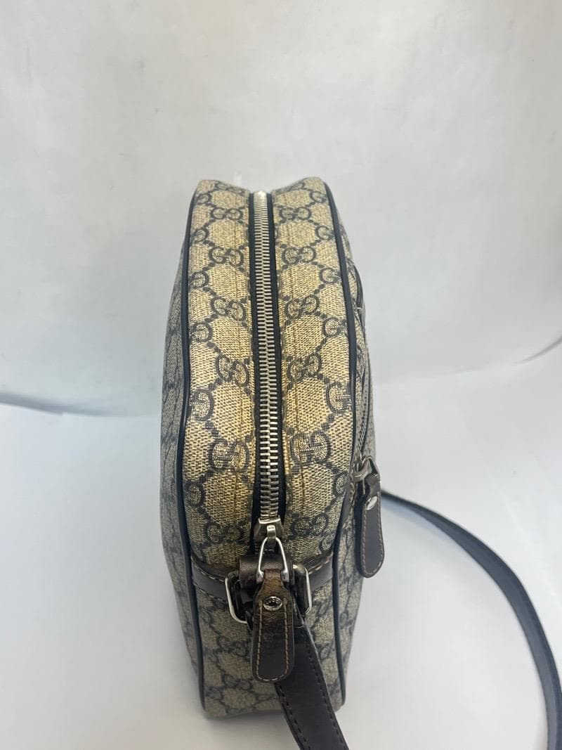 GUCCI グッチ GGスプリーム ショルダーバッグ ネイビー