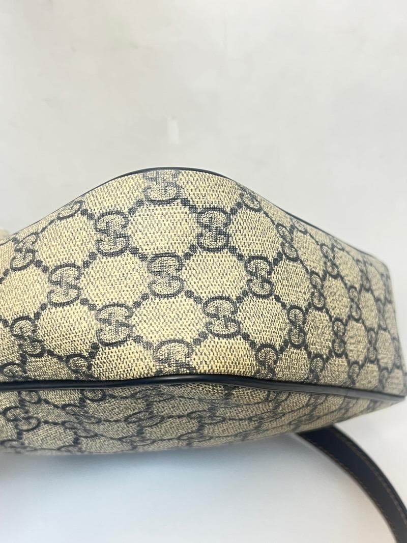 GUCCI グッチ GGスプリーム ショルダーバッグ ネイビー